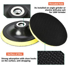 Load image into Gallery viewer, 5 PCS Polishing Disc Self-adhesive Sponge Disc Pneumatic Sandpaper Suction Cup, 80mm M10, 100mm M10, 100mm M14, 125mm M10, 125mm M14, 150mm M14, 150mm M16, 180mm M14