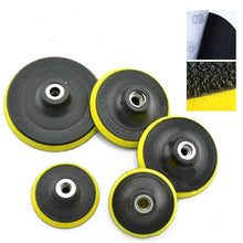 Load image into Gallery viewer, 5 PCS Polishing Disc Self-adhesive Sponge Disc Pneumatic Sandpaper Suction Cup, 80mm M10, 100mm M10, 100mm M14, 125mm M10, 125mm M14, 150mm M14, 150mm M16, 180mm M14