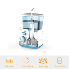 Load image into Gallery viewer, Waterpulse V300 800ml Oral Irrigator Dental Flosser Oral Hygiene Water Flossing Cleaner, US, UK, EU