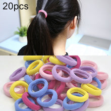 Load image into Gallery viewer, 20pcs / Pack Girls Kids Rubber Bands Ponytail Holder Elastic Hair Bands