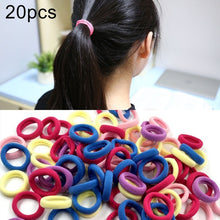 Load image into Gallery viewer, 20pcs / Pack Girls Kids Rubber Bands Ponytail Holder Elastic Hair Bands