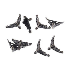 Load image into Gallery viewer, 10 PCS Antique Bronze Jewelry Gift Box Wood Case Decorative Feet Leg Corner Protector, Jewelry Gift Box Corner Protector