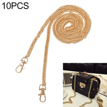 Load image into Gallery viewer, 10 PCS Metal Chain Shoulder Bags Handbag Buckle Handle DIY Double Woven Iron Chain Belt, 40cm, 60cm, 100cm, 120cm, 140cm