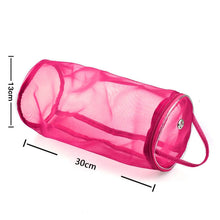 Load image into Gallery viewer, Mesh Bag DIY Hand Weaving Tools Yarn Storage Knitting Bag Organizer Hollow Yarn Bag, Big Rose Red, Big Purple, Small Rose Red, Small Purple, Small Beige, Small Pink