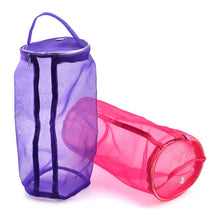 Load image into Gallery viewer, Mesh Bag DIY Hand Weaving Tools Yarn Storage Knitting Bag Organizer Hollow Yarn Bag, Big Rose Red, Big Purple, Small Rose Red, Small Purple, Small Beige, Small Pink