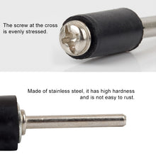 Load image into Gallery viewer, 6 PCS Rubber Wheel Connecting Rod Sandpaper Ring Fixing Rod, Without Sandpaper Ring, 12.7MM 3.15MM, 6.35MM 3.15MM, 12.7MM 2.3MM, 6.35MM 2.3MM