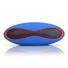 Load image into Gallery viewer, 3D Stereo Mini Rugby Shape Bluetooth Speaker with TF Card Slot(Blue)