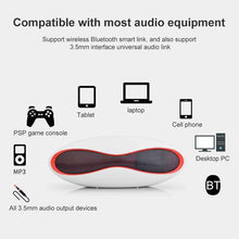 Load image into Gallery viewer, 3D Stereo Mini Rugby Shape Bluetooth Speaker with TF Card Slot(Blue)