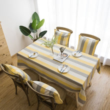 Load image into Gallery viewer, Cover Cloth Towel For The Rectangular Striped Coffee Table Round Table Dining Table, 60x60cm, 90x90cm, 100x135cm, 135x135cm, 135x160cm, 135x180cm, 135x200cm, 135x220cm, 135x250cm, 135x260cm, 135x300cm