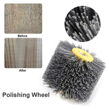 Load image into Gallery viewer, Abrasive Wire Drawing Wheel Wood Grain Reduction Refurbishment Drawing Wheel, 80 Mesh, 120 Mesh, 150 Mesh, 180 Mesh, 240 Mesh, 320 Mesh