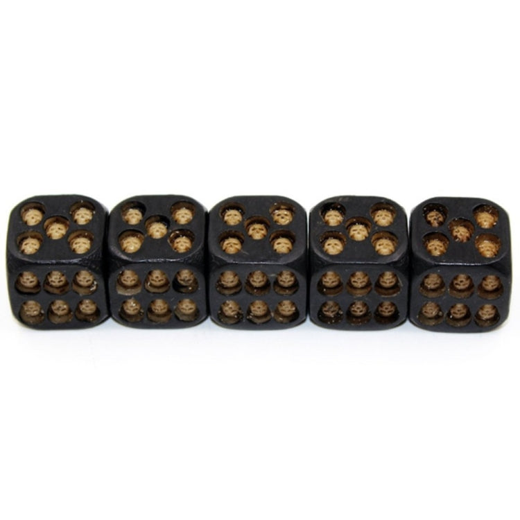 5 PCS/Set Creative Skull Bones Dice Six Sided Skeleton Dice Club Pub Party Game Toys Resin Dice