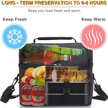 Load image into Gallery viewer, Lunch Bag Reusable Insulated Bag Multifunctional Waterproof Insulated Lunch Box