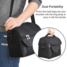 Load image into Gallery viewer, Lunch Bag Reusable Insulated Bag Multifunctional Waterproof Insulated Lunch Box