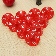 Load image into Gallery viewer, 4 PCS Transparent Polyhedron Outdoor Bar Family Party Game Dice