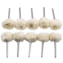 Load image into Gallery viewer, 10 PCS/Set Wool Polishing Head Wool Polishing Wheel Electric Grinder Accessories, Wool Polishing Head