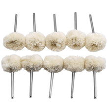 Load image into Gallery viewer, 10 PCS/Set Wool Polishing Head Wool Polishing Wheel Electric Grinder Accessories, Wool Polishing Head