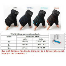 Load image into Gallery viewer, Gym Gloves Heavyweight Sports Exercise Weight Lifting Gloves Body Building Training Sport Fitness Gloves