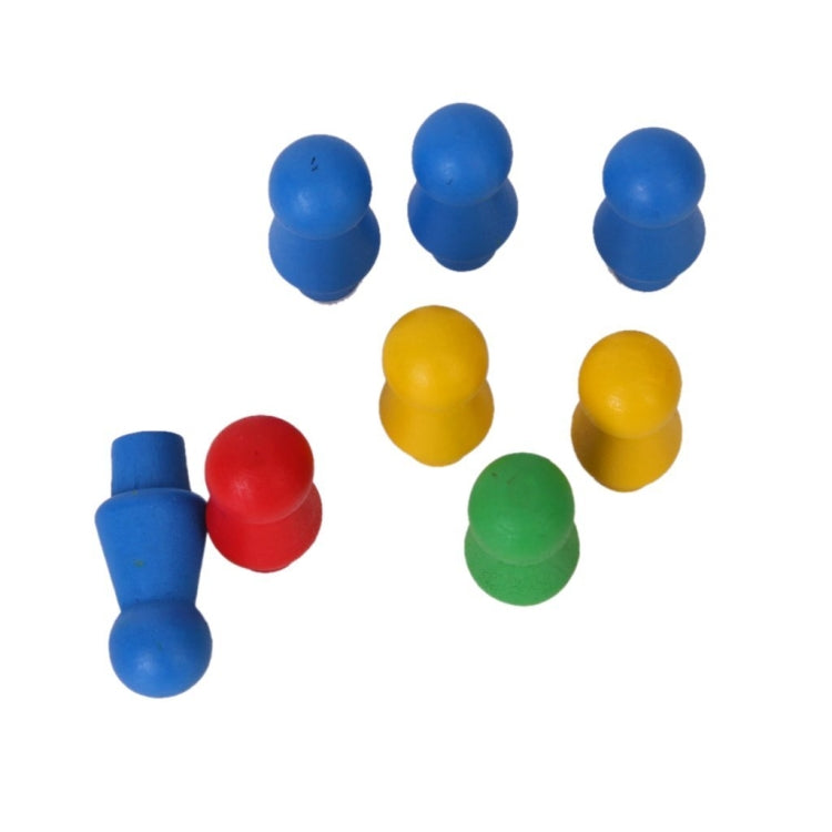 Traditional Hexagon Wooden Children Puzzle Checkers Family Game Set