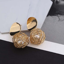 Load image into Gallery viewer, Ball Geometric Earrings For Women Hanging Dangle Earrings Drop Earrings