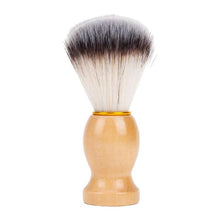 Load image into Gallery viewer, Wood Handle Hair Shaving Brush Facial Beard Cleaning Appliance Shave Salon Badger Hair Tool Razor Brush