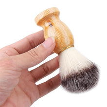 Load image into Gallery viewer, Wood Handle Hair Shaving Brush Facial Beard Cleaning Appliance Shave Salon Badger Hair Tool Razor Brush