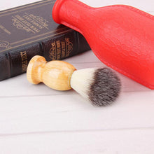Load image into Gallery viewer, Wood Handle Hair Shaving Brush Facial Beard Cleaning Appliance Shave Salon Badger Hair Tool Razor Brush