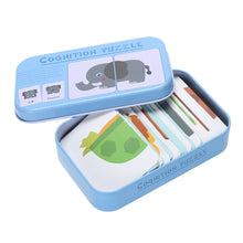 Load image into Gallery viewer, Graph Match Game Early Educational Montessori Toys Puzzle Card Cartoon Vehicle Animal Fruit Pair Matching Game