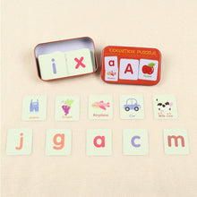 Load image into Gallery viewer, Graph Match Game Early Educational Montessori Toys Puzzle Card Cartoon Vehicle Animal Fruit Pair Matching Game