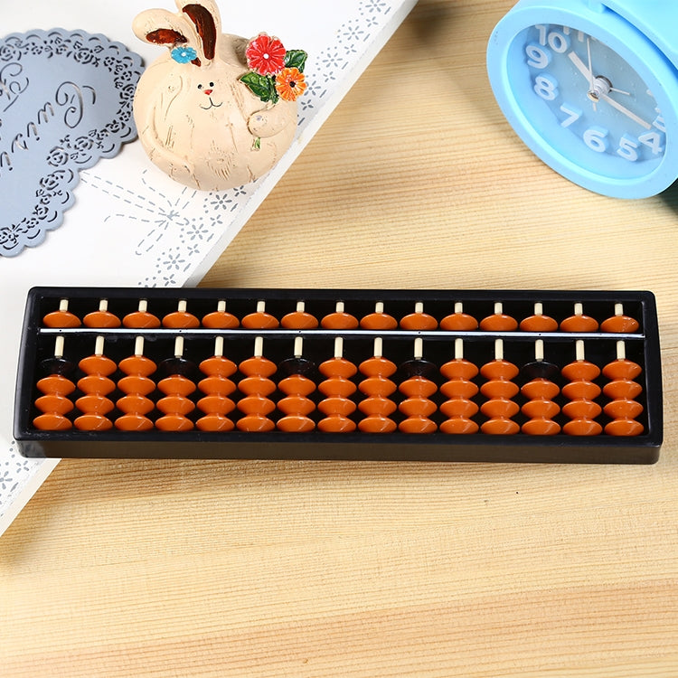 Plastic Abacus 15 Digits Arithmetic Tool Math Learn Aid Caculating Toys Gifts for Kids
