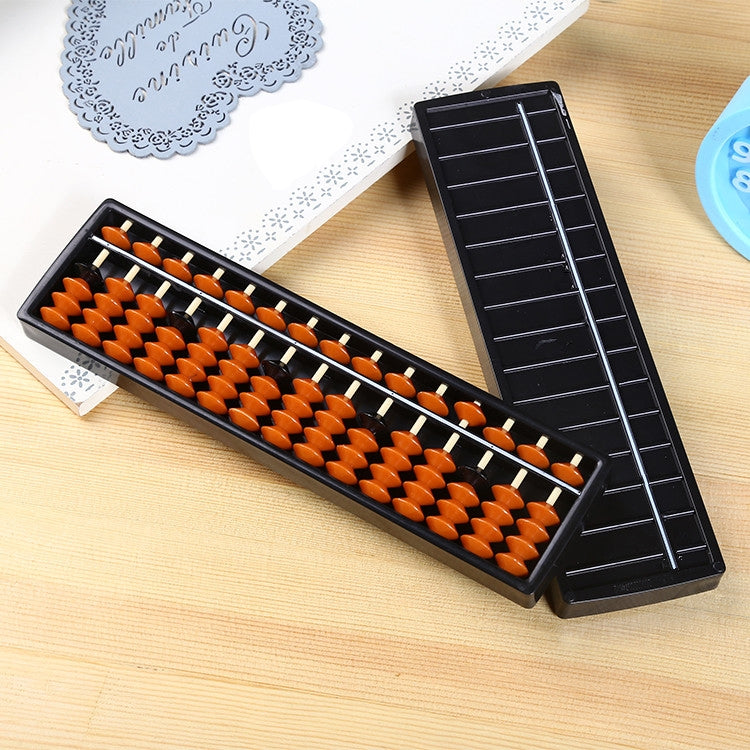 Plastic Abacus 15 Digits Arithmetic Tool Math Learn Aid Caculating Toys Gifts for Kids