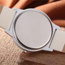 Load image into Gallery viewer, Couples Watch Harajuku Style Clock Candy Color PU Leather Strap Quartz Wrist Watches For Unisex Women Men