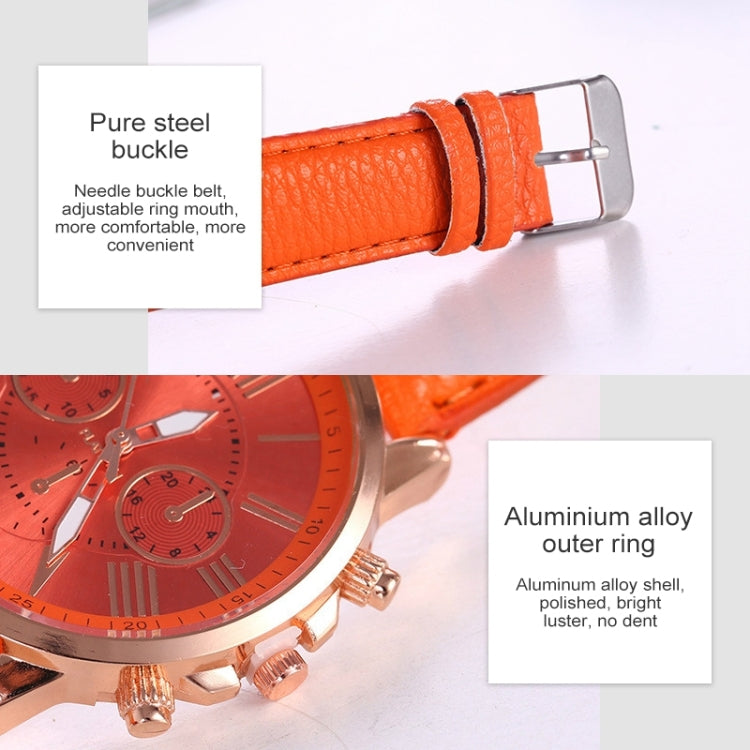 Women and Men Fashion Quartz Watches Leather Sports Casual Watch