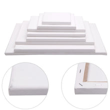 Load image into Gallery viewer, Oil Acrylic Paint White Blank Square Artist Canvas Wooden Board Frame, Board Frame, 15x15cm, Board Frame, 20x20cm, Board Frame, 20x30cm, Board Frame, 25x30cm, Board Frame, 30x30cm, Board Frame, 30x40cm, Board Frame, 40x40cm, Board Frame, 40x50cm