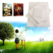 Load image into Gallery viewer, Oil Acrylic Paint White Blank Square Artist Canvas Wooden Board Frame, Board Frame, 15x15cm, Board Frame, 20x20cm, Board Frame, 20x30cm, Board Frame, 25x30cm, Board Frame, 30x30cm, Board Frame, 30x40cm, Board Frame, 40x40cm, Board Frame, 40x50cm