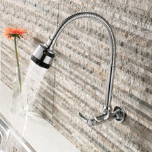 Load image into Gallery viewer, Kitchen Faucet Anti-splash Head Wash Basin Sink Universal Rotatable Faucet Full Copper Joint, Cold Water, Cold Water+50 cm Tube, Cold Water+60 cm Tube, Cold Water+80 cm Tube, Hot &amp; Cold Water, Hot &amp; Cold Water+60 cm Tube, 304 Cold Water                ...
