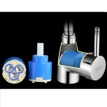 Load image into Gallery viewer, Kitchen Faucet Anti-splash Head Wash Basin Sink Universal Rotatable Faucet Full Copper Joint, Cold Water, Cold Water+50 cm Tube, Cold Water+60 cm Tube, Cold Water+80 cm Tube, Hot &amp; Cold Water, Hot &amp; Cold Water+60 cm Tube, 304 Cold Water                ...
