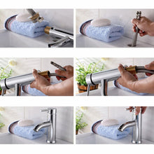 Load image into Gallery viewer, Kitchen Faucet Anti-splash Head Wash Basin Sink Universal Rotatable Faucet Full Copper Joint, Cold Water, Cold Water+50 cm Tube, Cold Water+60 cm Tube, Cold Water+80 cm Tube, Hot &amp; Cold Water, Hot &amp; Cold Water+60 cm Tube, 304 Cold Water                ...