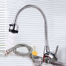 Load image into Gallery viewer, Kitchen Faucet Anti-splash Head Wash Basin Sink Universal Rotatable Faucet Full Copper Joint, Cold Water, Cold Water+50 cm Tube, Cold Water+60 cm Tube, Cold Water+80 cm Tube, Hot &amp; Cold Water, Hot &amp; Cold Water+60 cm Tube, 304 Cold Water                ...
