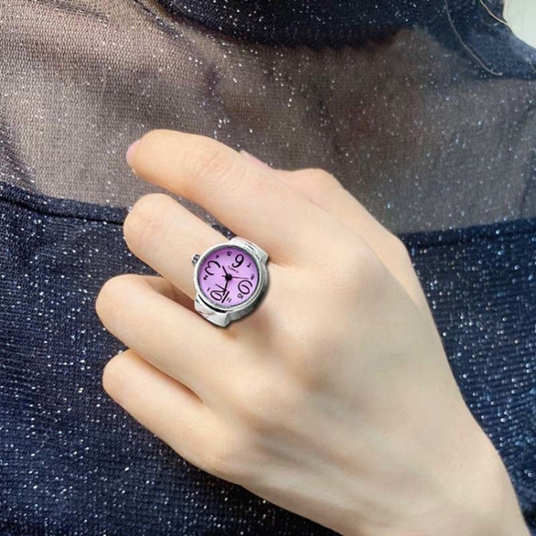 2PCS  L04 2018 Dial Quartz Analog Watch Creative Steel Cool Elastic Quartz Finger Ring Watch Men Women