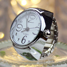 Load image into Gallery viewer, 2PCS  L04 2018 Dial Quartz Analog Watch Creative Steel Cool Elastic Quartz Finger Ring Watch Men Women