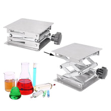 Load image into Gallery viewer, 100x100mm Laboratory Manual Stainless Steel Lifting Platform Small Lifting Platform, Laboratory Lifting Platform