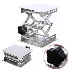 Load image into Gallery viewer, 100x100mm Laboratory Manual Stainless Steel Lifting Platform Small Lifting Platform, Laboratory Lifting Platform