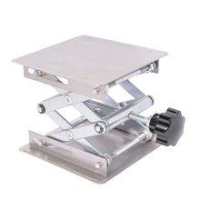 Load image into Gallery viewer, 100x100mm Laboratory Manual Stainless Steel Lifting Platform Small Lifting Platform, Laboratory Lifting Platform