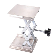 Load image into Gallery viewer, 100x100mm Laboratory Manual Stainless Steel Lifting Platform Small Lifting Platform, Laboratory Lifting Platform