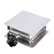 Load image into Gallery viewer, 100x100mm Laboratory Manual Stainless Steel Lifting Platform Small Lifting Platform, Laboratory Lifting Platform