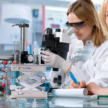 Load image into Gallery viewer, 100x100mm Laboratory Manual Stainless Steel Lifting Platform Small Lifting Platform, Laboratory Lifting Platform