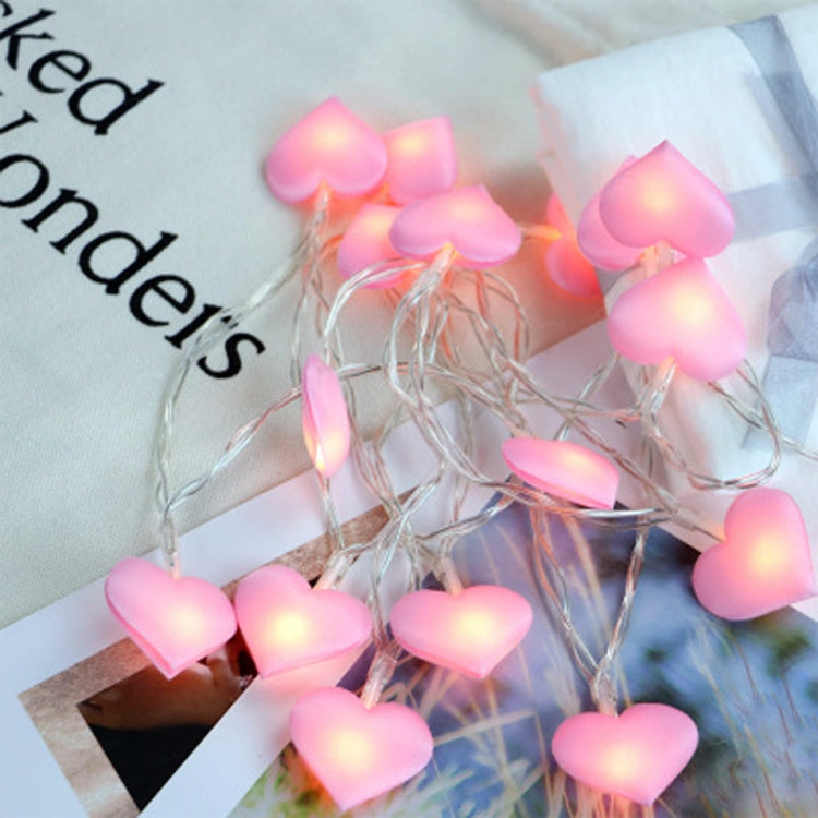 LED Fairy Lights Love Heart Lantern Navidad String Lights Holiday Lighting Bedroom Home Decoracion, 3m 20LEDs