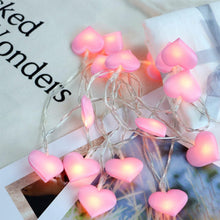 Load image into Gallery viewer, LED Fairy Lights Love Heart Lantern Navidad String Lights Holiday Lighting Bedroom Home Decoracion, 3m 20LEDs