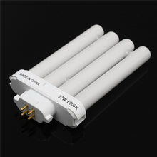 Load image into Gallery viewer, 4 Rows Light Bulb 27W 6500K 4PinTube Compact Fluorescent Light Tube Energy Saving Lamp Bulb Tube Pure White Lighting