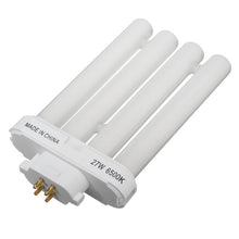 Load image into Gallery viewer, 4 Rows Light Bulb 27W 6500K 4PinTube Compact Fluorescent Light Tube Energy Saving Lamp Bulb Tube Pure White Lighting